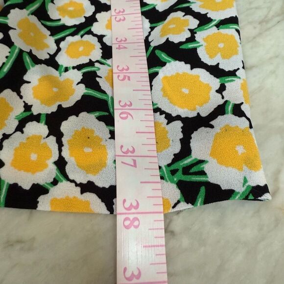 Diane von Furstenberg X Target Yellow Poppy Mini Dress Sun Size 17 - Picture 7 of 8